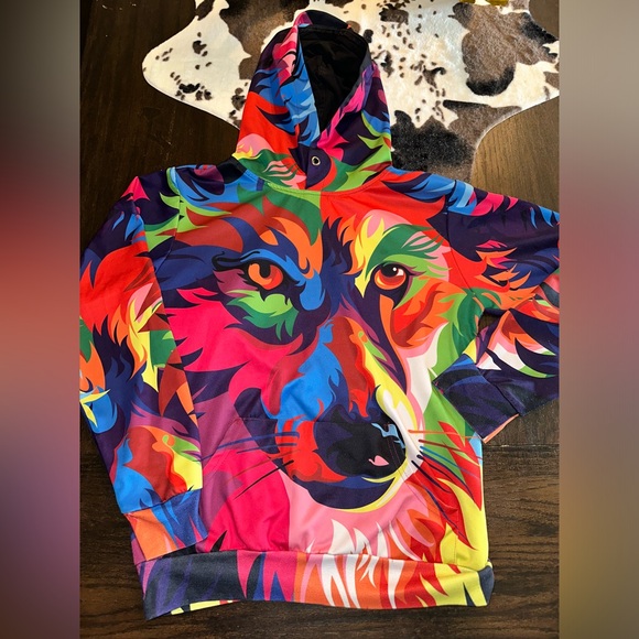 Mr. Bao Long & Miss Goo Wolf Hoodie Sz. M - Picture 1 of 9
